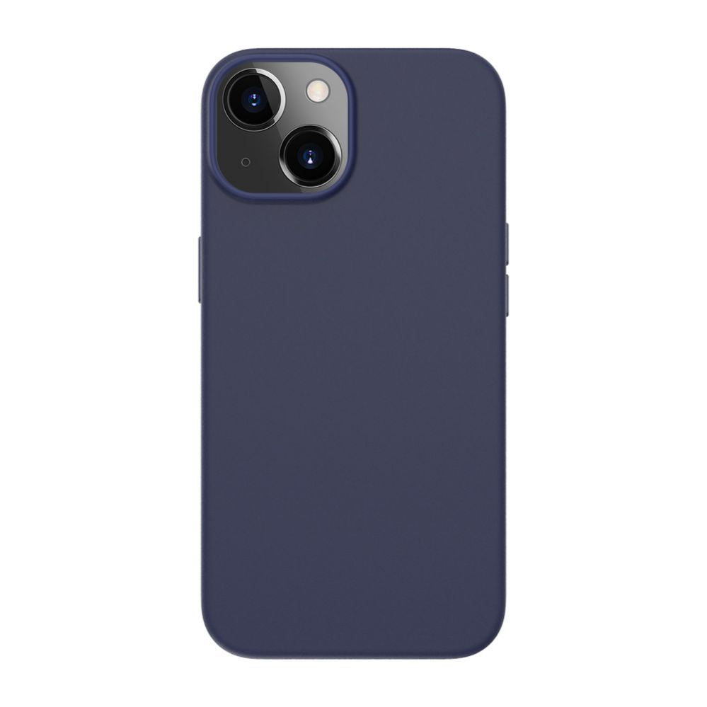 Чехол на заднюю панель Evelatus Apple iPhone 14 Genuine Leather Case with MagSafe Blue
