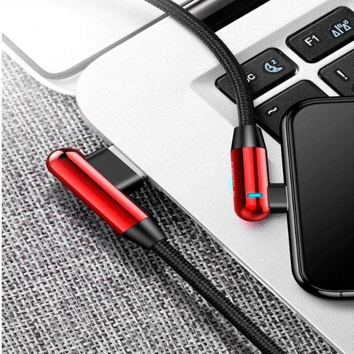 Kaabel Evelatus - Type-C Data Cable TPC05 L-Shape Red