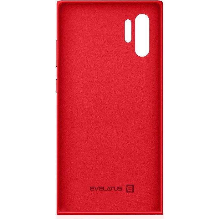 Back panel cover Evelatus Samsung Galaxy Note 10 Plus Nano Silicone Case Soft Touch TPU Red