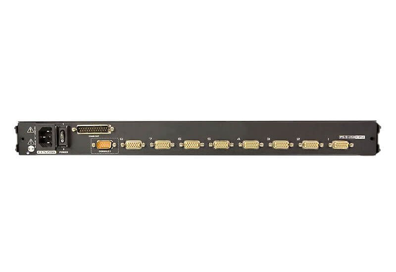 Сервер - Прочие аксессуары Aten  CL5708M 8-Port PS/2-USB VGA 17" LCD KVM Switch with Daisy-Chain Port and USB Peripheral Support