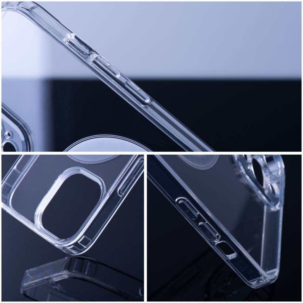 Tagakaaned iLike Apple Case for iPhone 16 PRO Clear Mag Cover (STR) compatible with MagSafe transparent