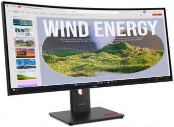 Монитор Lenovo  LENOVO 34" T34WD-40 CURVED WQHD 21:9 120HZ HDMI/DP/USB-C(96W)/RJ45