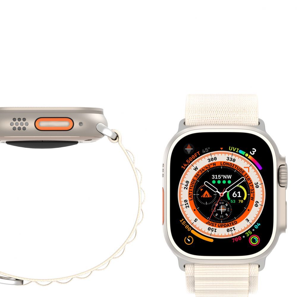 Rihm Dux Ducis  Sport Buckle Strap for Apple Watch 38/40/41/42MM Starlight