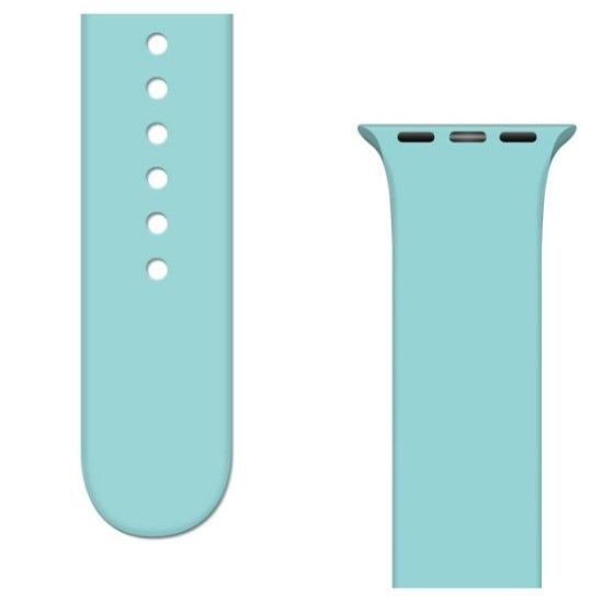 Ремешок iLike  Strap APS Silicone Band for Watch Ultra / 8 / 7 / 6 / 5 / 4 / 3 / 2 / SE (45 / 44 / 42mm) Strap Watch Bracelet Light Blue