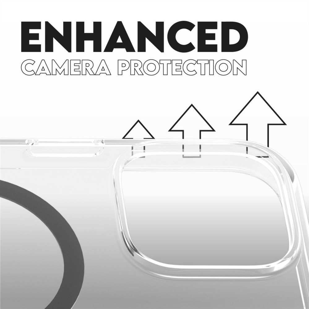 Tagakaaned PanzerGlass  CARE Flagship case with Black MagSafe iPhone 16 Pro Max, Transparent