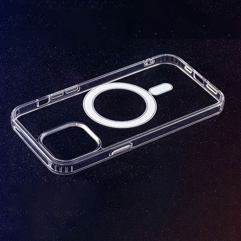 Back panel cover iLike - Anti Shock 1,5 mm Mag case for Samsung Galaxy A17 4G / A17 5G transparent big hole