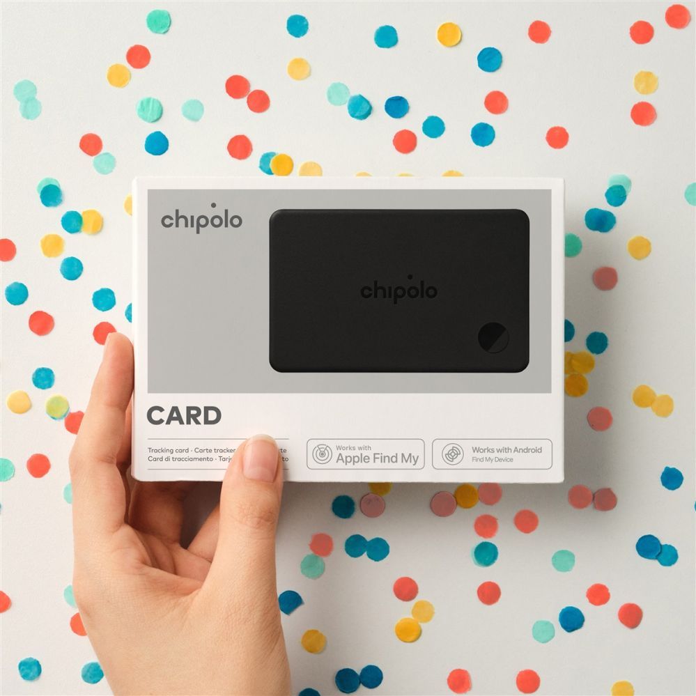 Muud kaubad chipolo  Chipolo CARD – Wireless Rechargeable Slim Bluetooth Tracker for iOS & Android, Charcoal