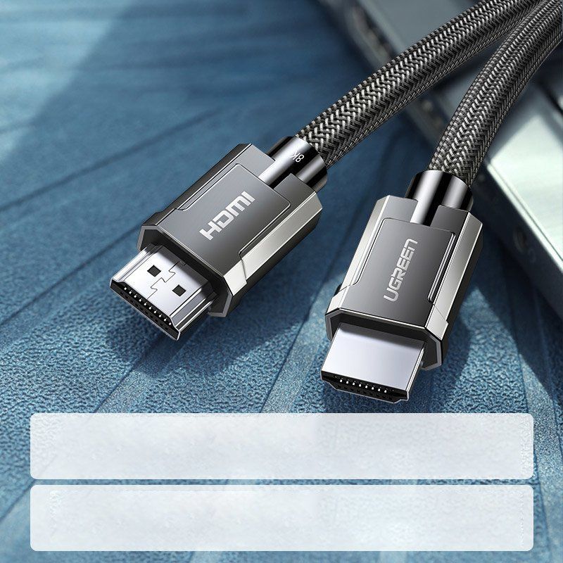 Кабель Ugreen  Ugreen cable HDMI 2.1 cable 8K 60 Hz / 4K 120 Hz 3D 48 Gbps HDR VRR QMS ALLM eARC QFT 2 m gray (HD135 70321)