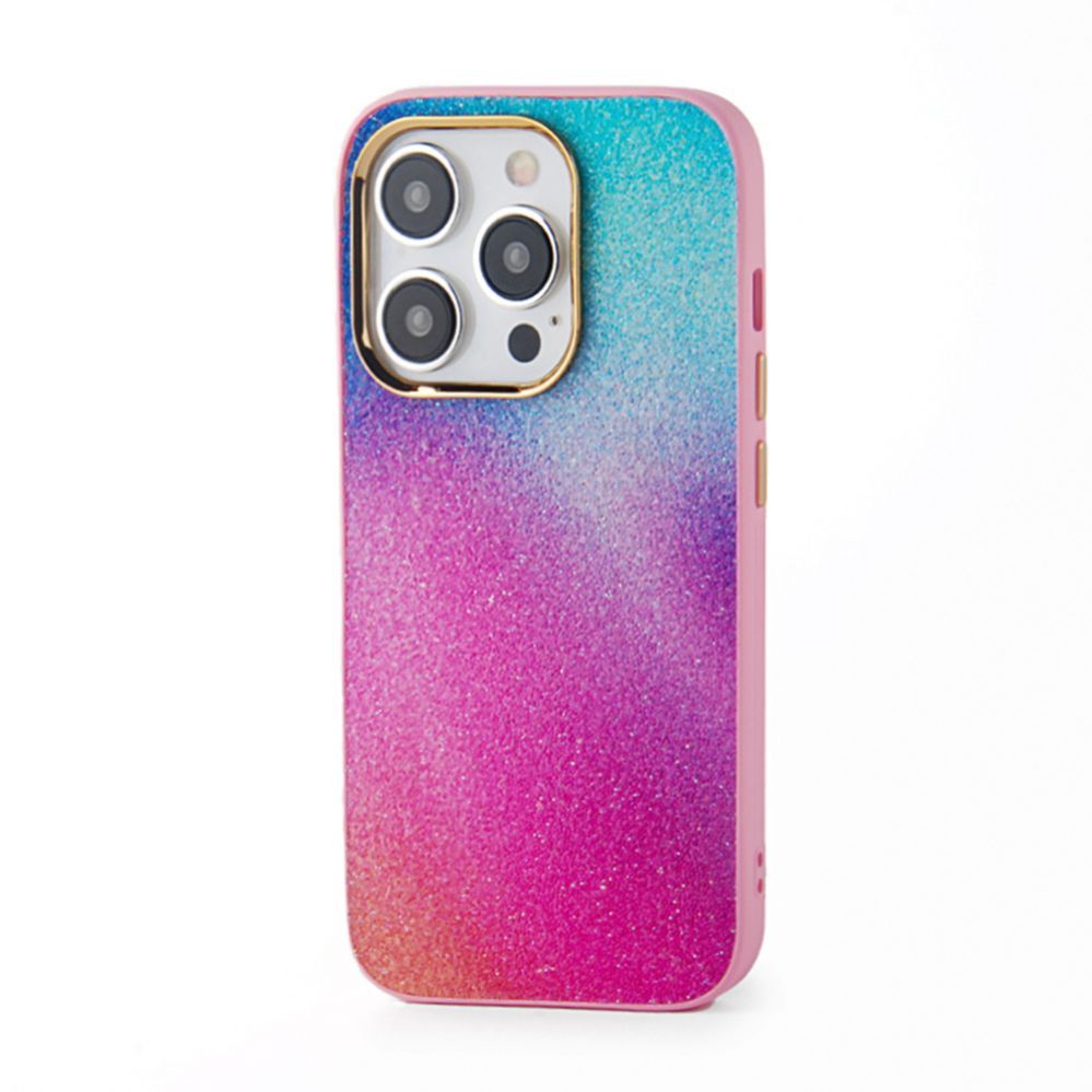 Tagakaaned iLike Apple iPhone 15 Pro Max Print Desire Customized Diamonds Case Pink