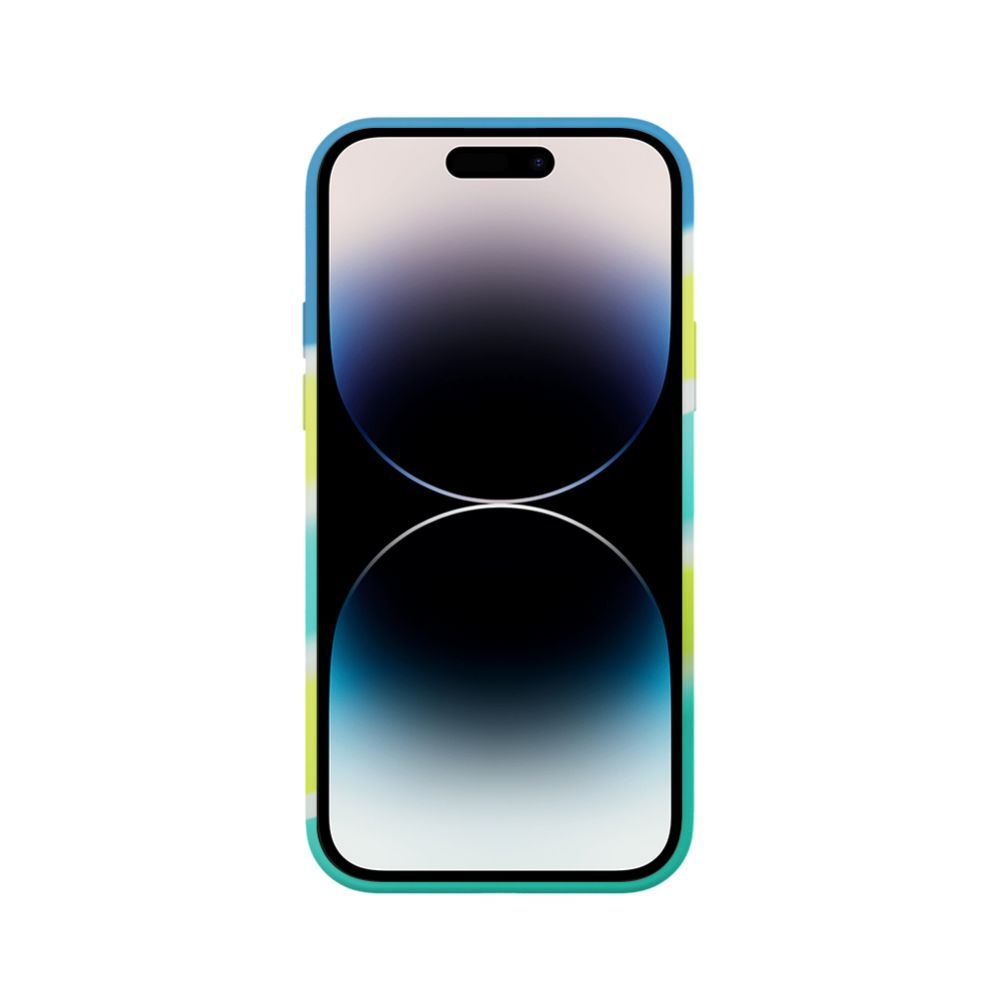Чехол на заднюю панель Evelatus Apple iPhone 15 Pro Silicone case Multi-Colored Yellow Green