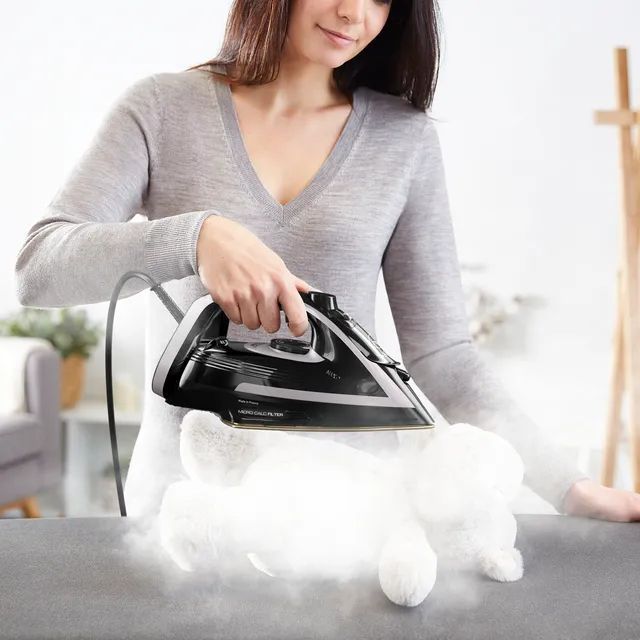 Утюг TEFAL  FV8062 Puregliss Iron , Black/Grey |