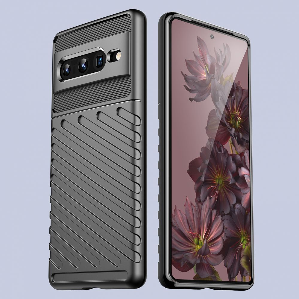 Tagakaaned Hurtel  Thunder Case flexible armored cover for Google Pixel 7 Pro black
