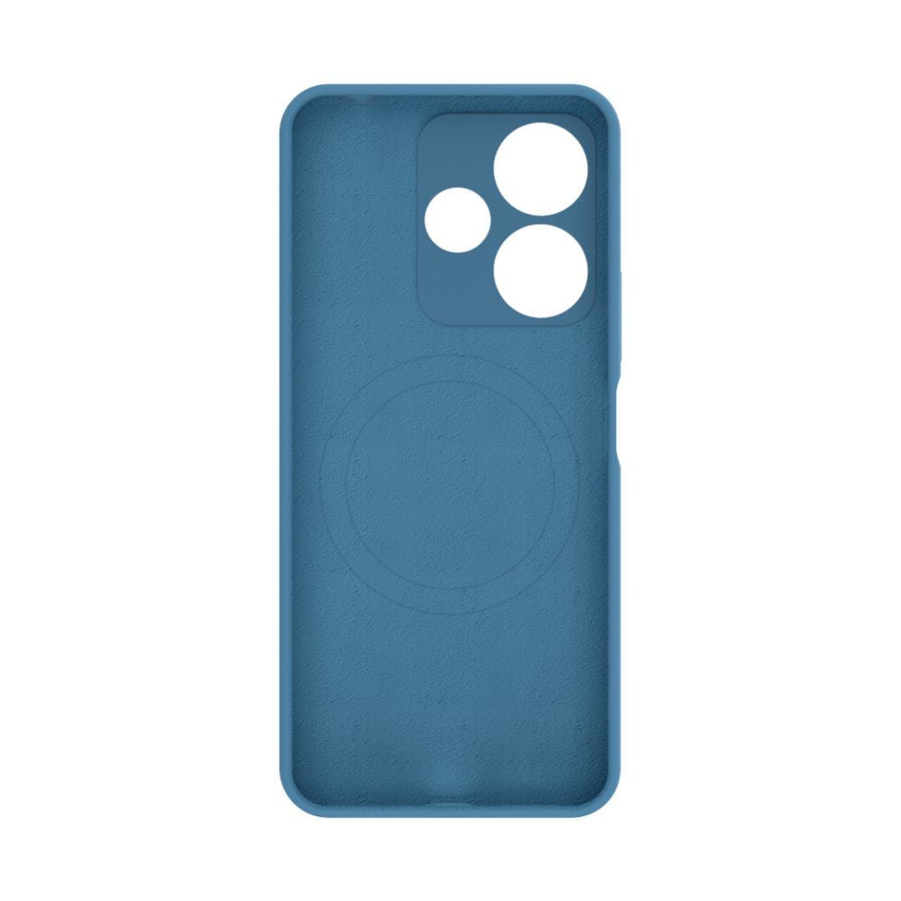 Back panel cover Evelatus Xiaomi Redmi 13 4G Premium Magnetic Soft Touch Silicone Case Navy Blue