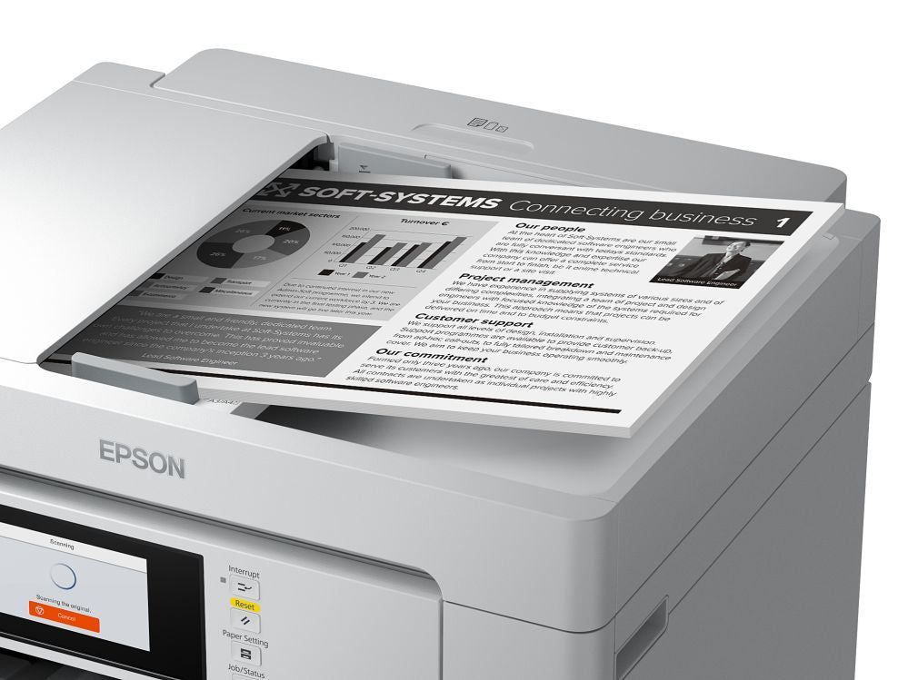 Printer EPSON  Multifunctional printer EcoTank M15180 Contact image sensor (CIS), 3-in-1, Wi-Fi, Black and white