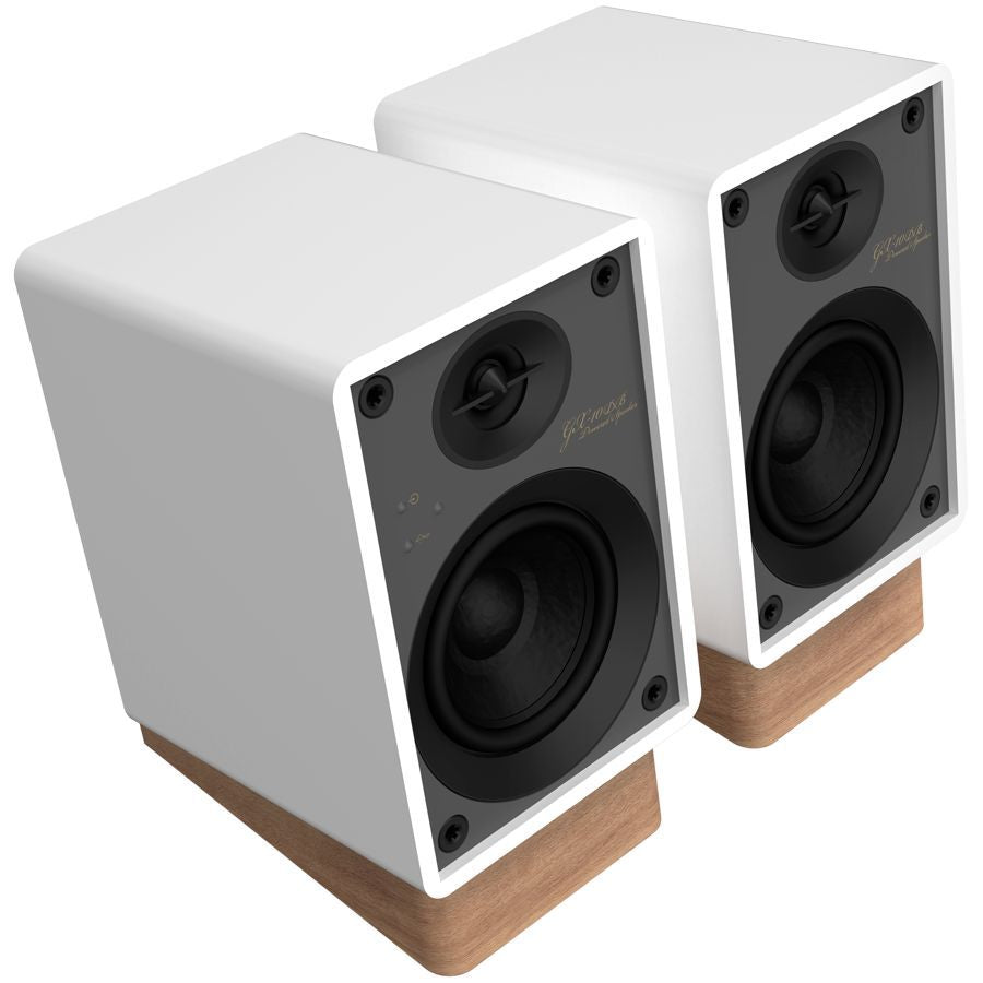 Record players ONKYO Onkyo Creator Series GX-10DB Powered Speakers, White, pair