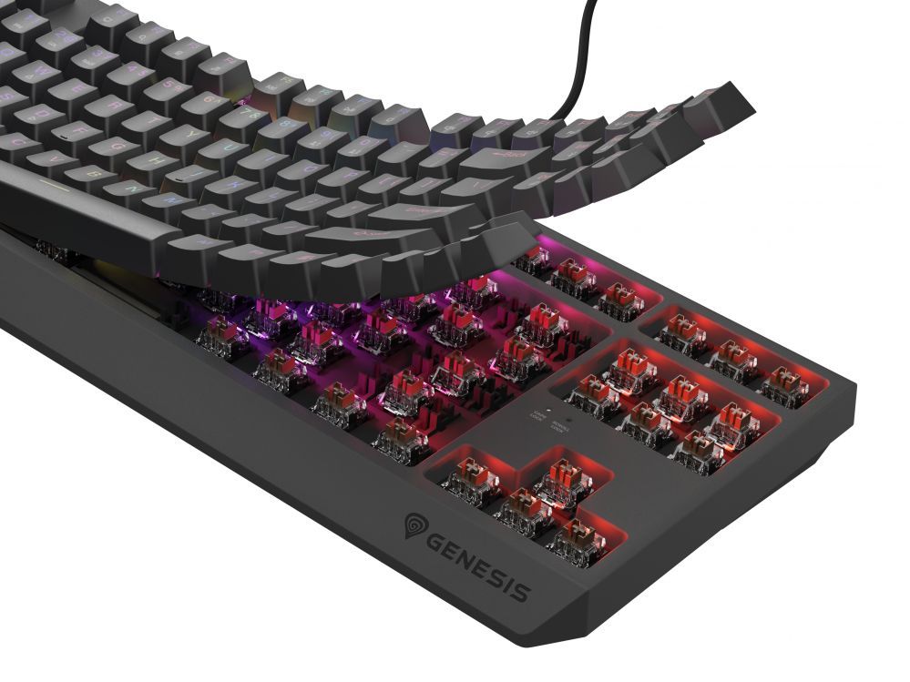 Computer keyboard Genesis  THOR 230 | Mechanical Gaming Keyboard | Wired | US | Black | USB Type-A | Outemu Brown