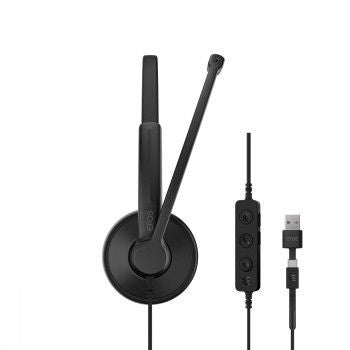 Wired headphones Epos  EPOS IMPACT 100 MS STEREO USB-C+A