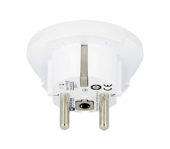 Üleminek Skross  Travel adapter Denmark, India - Israel to Europe White