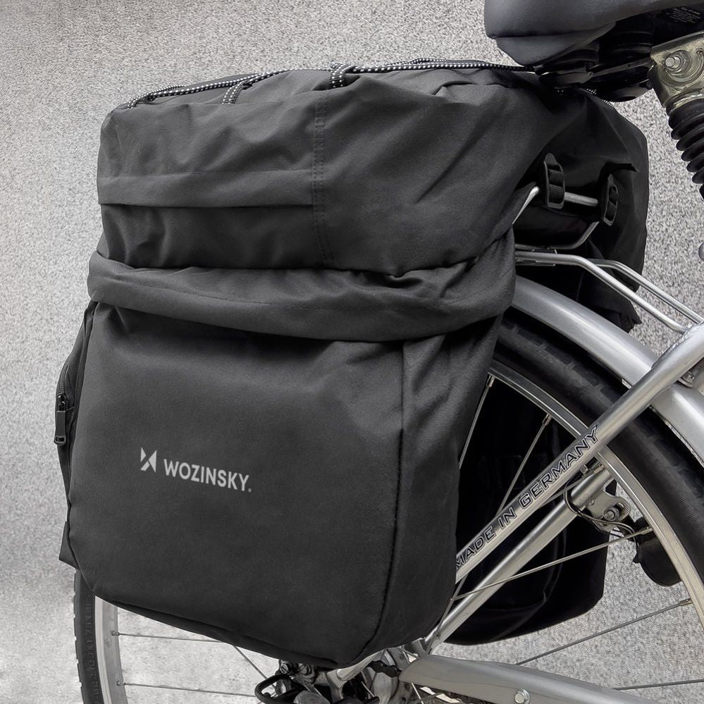 Аксессуар для велосипеда Wozinsky  Wozinsky 60L spacious bike rack bag (rain cover included) black (WBB13BK)