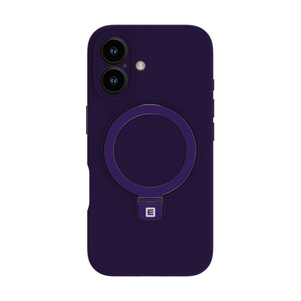 Чехол на заднюю панель Evelatus Apple iPhone 16 Premium Magsafe with Stand Soft Touch Silicone Case Purple