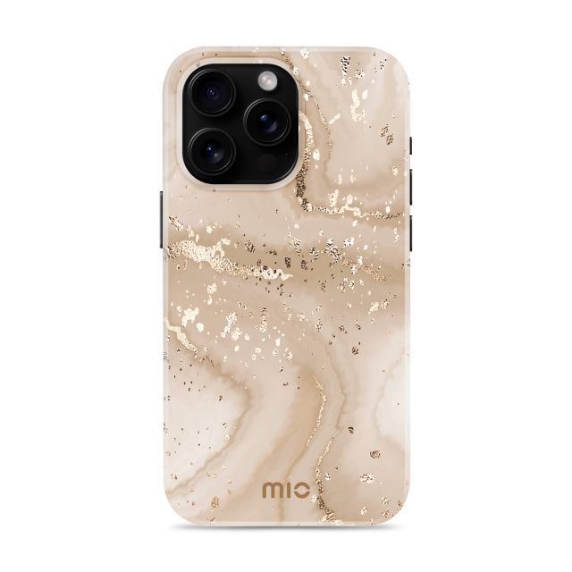 Чехол на заднюю панель Mio  MIO Gold Marble Magsafe Compatible for iPhone 16 Pro Max