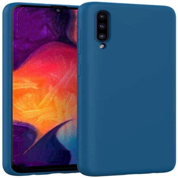 Чехол на заднюю панель Evelatus Samsung Galaxy A30s/A50/A50s Nano Silicone Case Soft Touch TPU Dark Blue