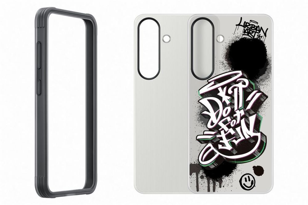 Back panel cover Samsung  JS931CBEGWW Flipsuit (Rugged) Case Samsung Galaxy S25, Black