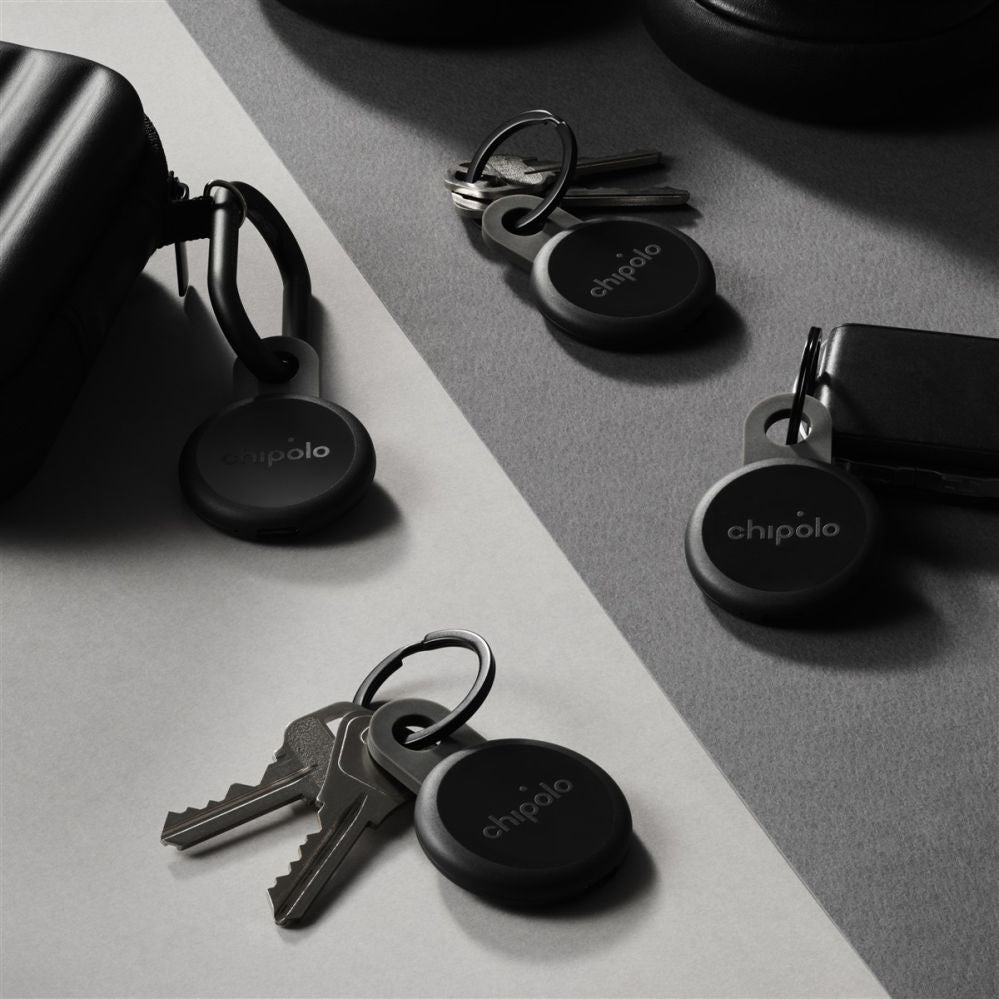 Other goods Chipolo Chipolo LOOP – Rechargeable Bluetooth Tracker with Silicone Loop for iOS & Android, 4col_Charcoal