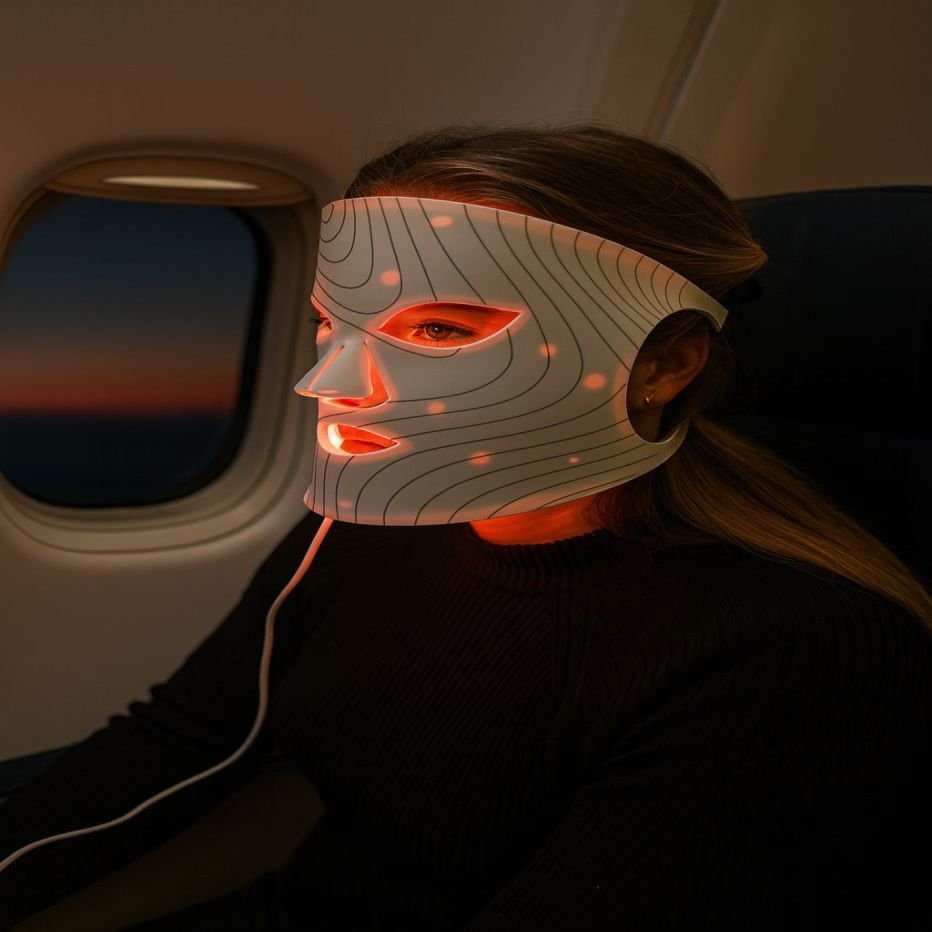 Очищение лица lunni  Lunni 7 colors LED and Near-Infrared Light Silicone LED Facial Mask White