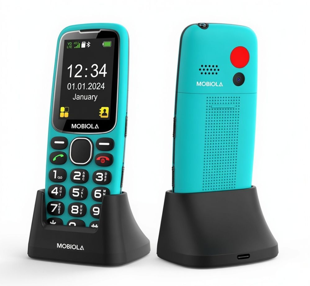 Nutitelefon Mobiola  MB4120 Turquoise