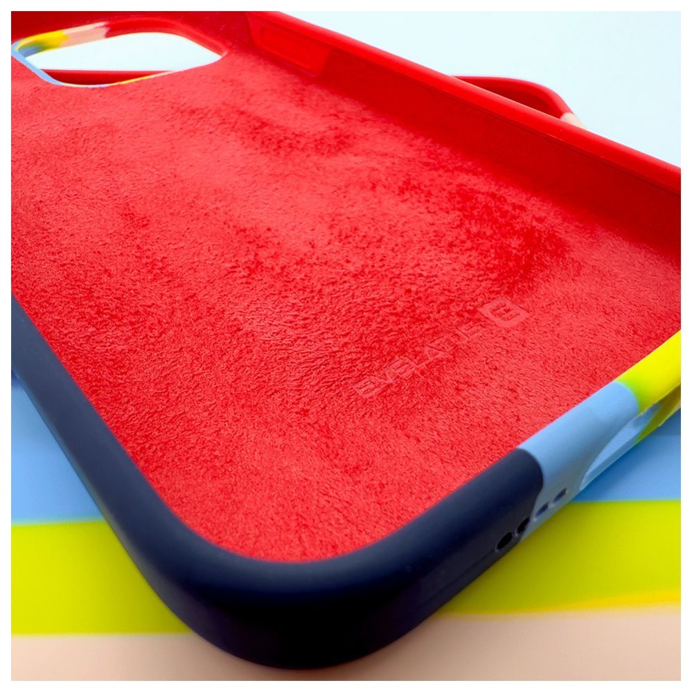 Чехол на заднюю панель Evelatus Apple iPhone 13 Pro Max Silicone case Multi-Colored Rainbow