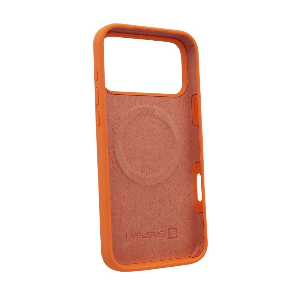 Tagakaaned Evelatus Apple iPhone 17 Pro Max Premium Magsafe Soft Touch Silicone Papaya