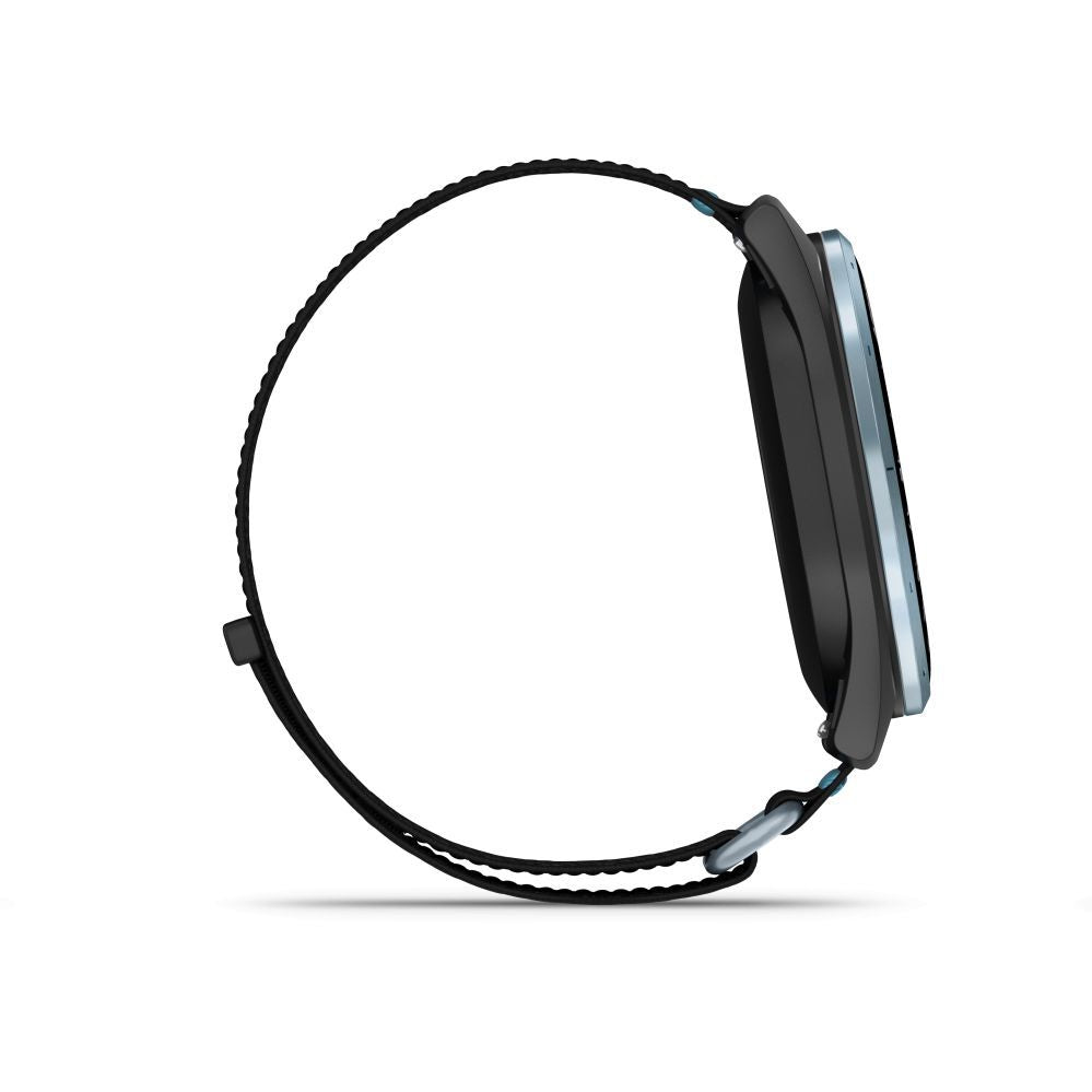 Smart watches Garmin  Approach J1
Cloud blue aluminium bezel with black/azure ComfortFit fabric band
