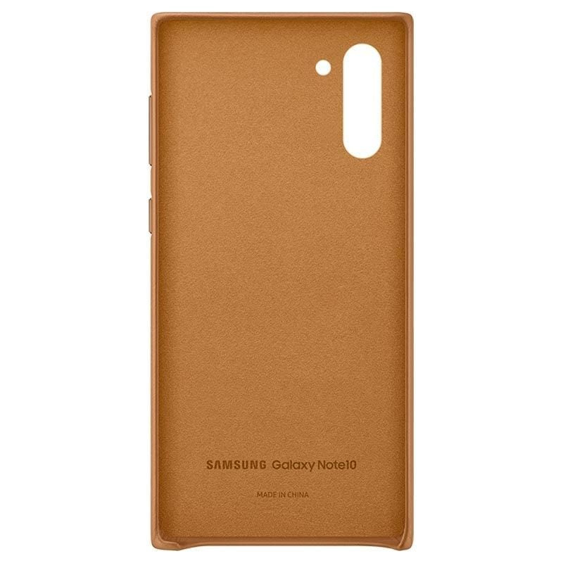 Tagakaaned Samsung  Galaxy Note 10 Leather Cover Camel