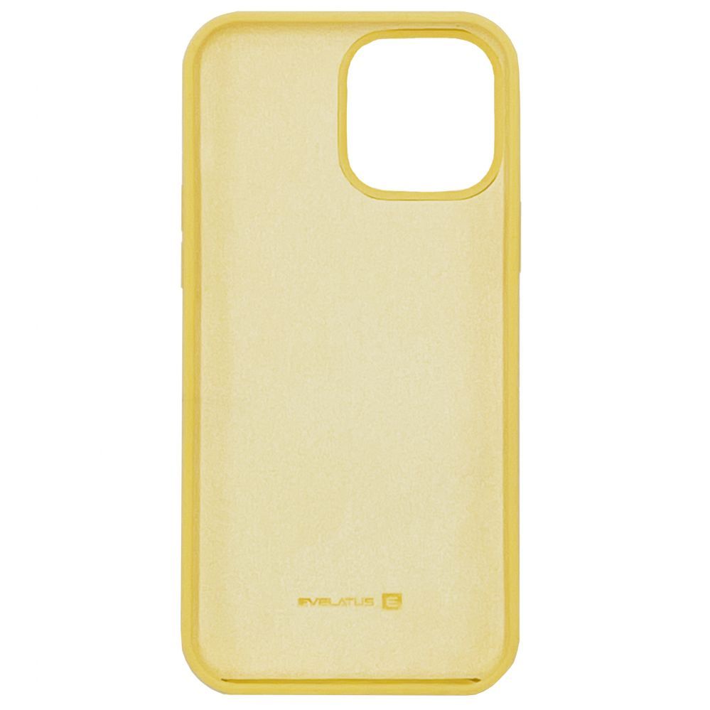 Tagakaaned Evelatus Apple iPhone 12 Pro Max Premium Soft Touch Silicone Case Yellow