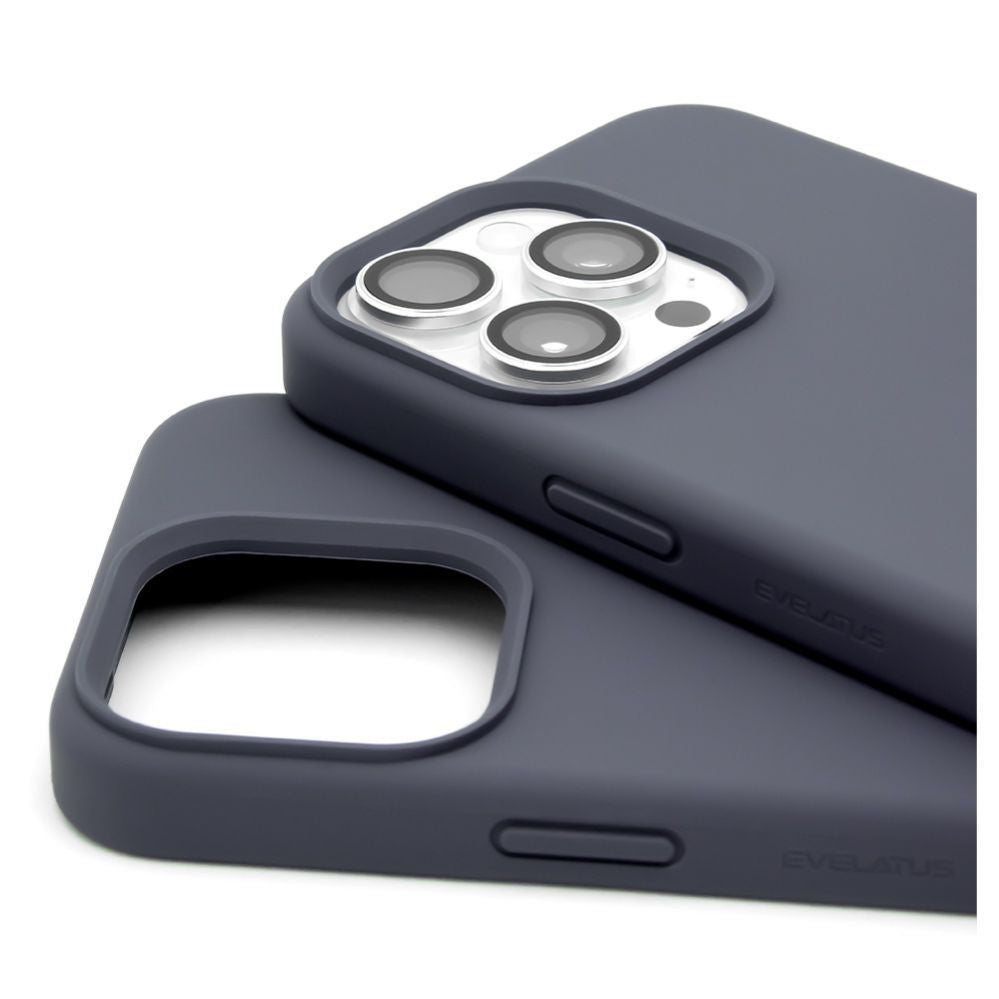 Чехол на заднюю панель Evelatus Apple iPhone 15 Pro Premium Magsafe Soft Touch Silicone Case Midnight Blue