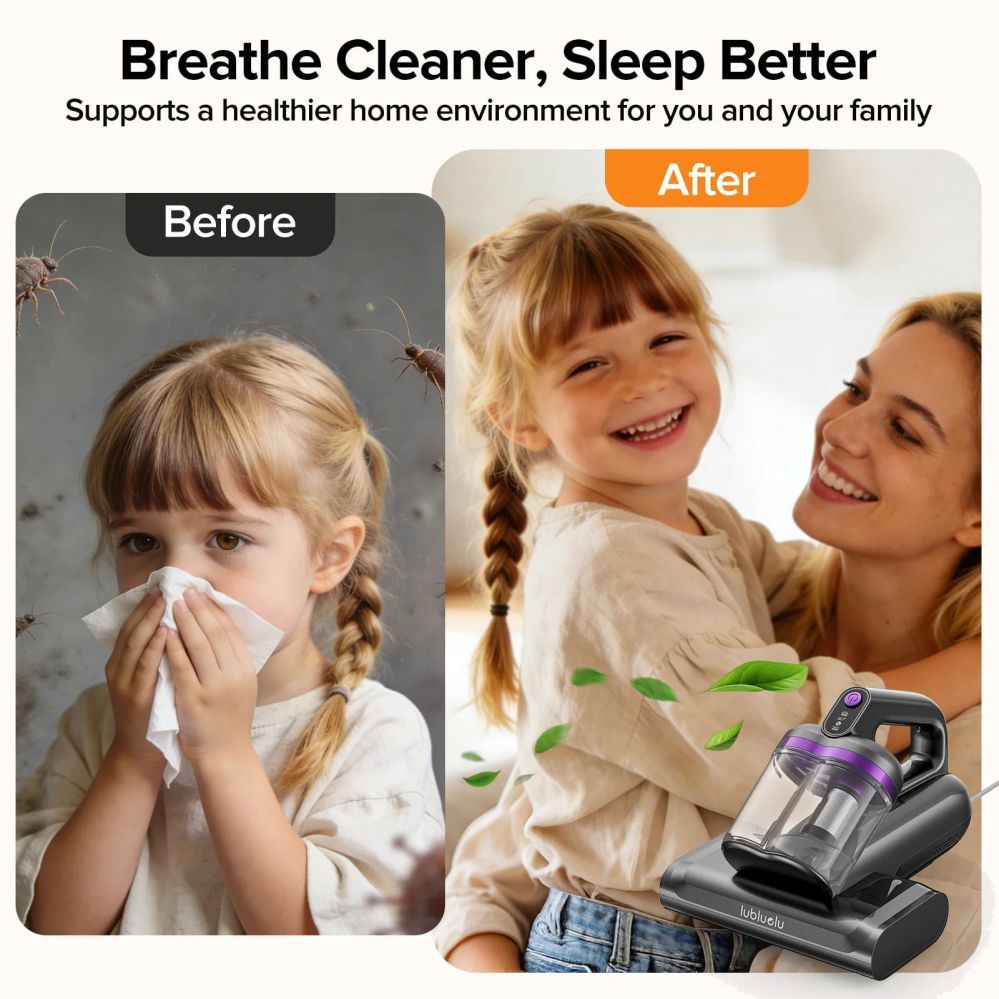 Tolmuimeja Lubluelu  CM208 Anti-Mite UV Mattress Vacuum Cleaner