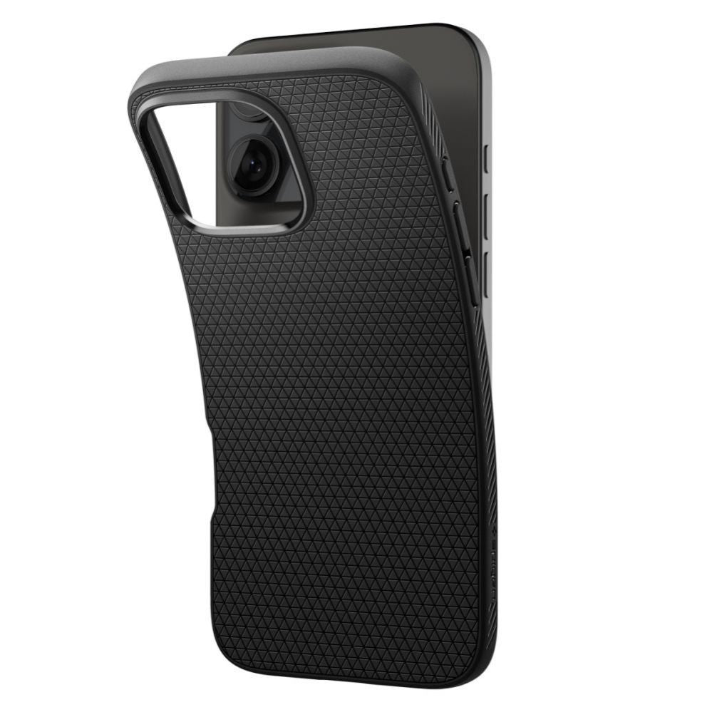 Tagakaaned Spigen  Spigen Liquid Air Case for iPhone 16 Pro Max - Black