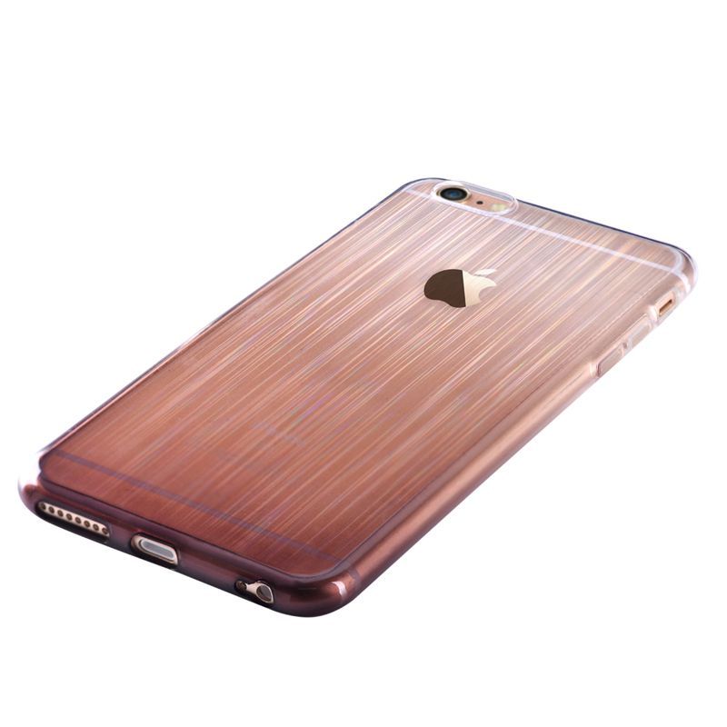 Back panel cover Devia Apple iPhone 6/6s Azure soft case Dark Brown