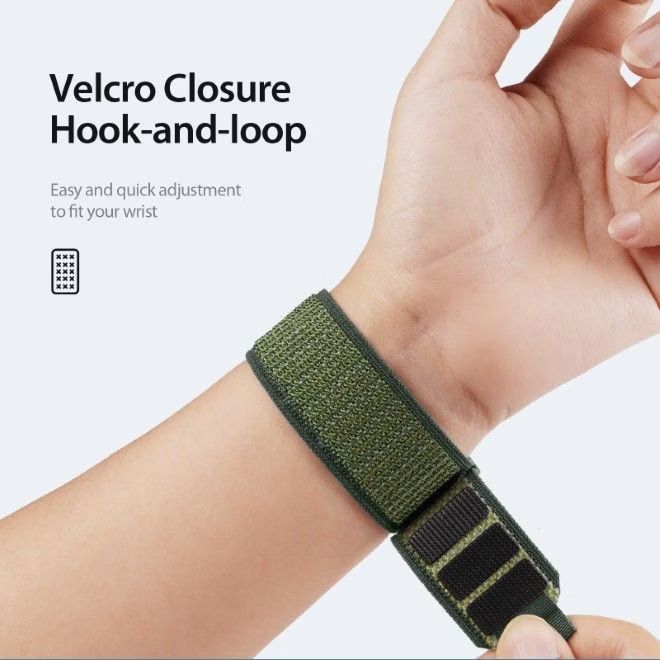 Ремешок Dux Ducis  Sport Velcro Strap for Apple Watch 42/44/45/46/49MM Green