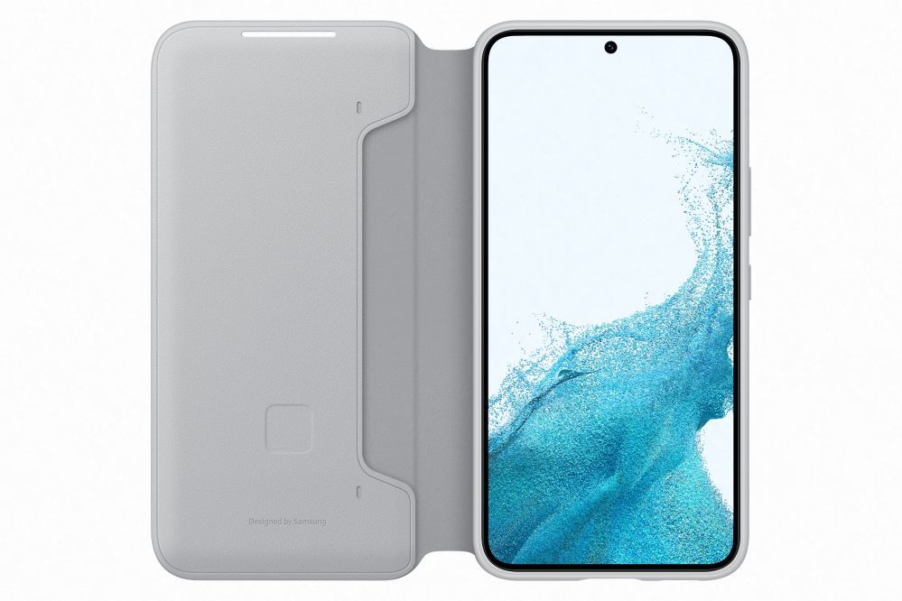 Book case Samsung  Galaxy S22 Smart LED View Cover Light Gray