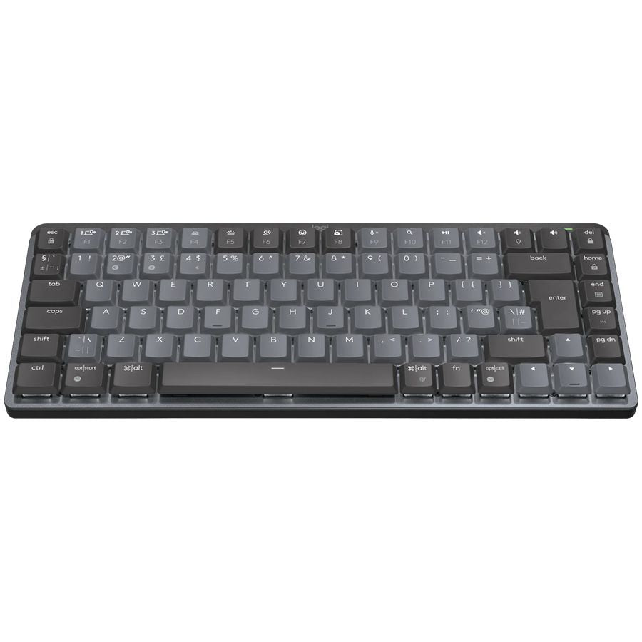 Computer keyboard Logitech  LOGITECH MX Mechanical Mini Bluetooth Illuminated Keyboard  - GRAPHITE - US INT'L - TACTILE