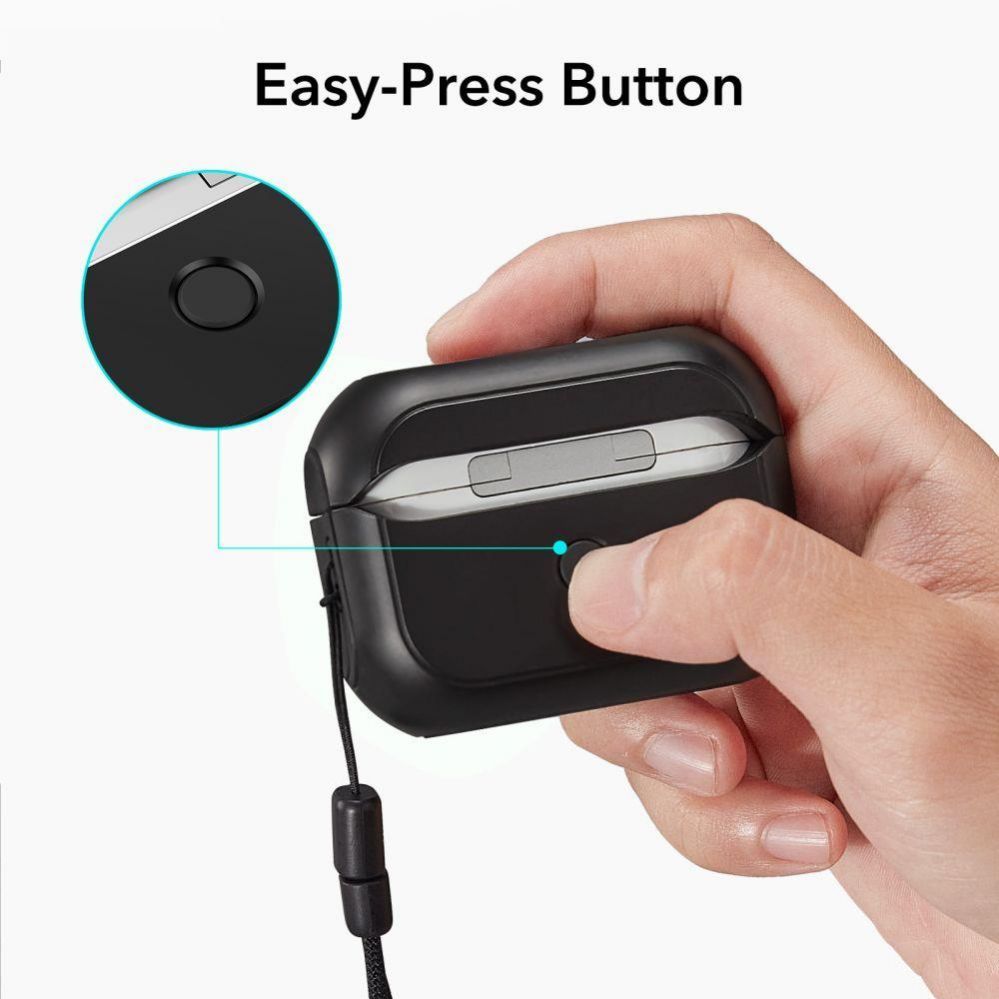 Чехол на заднюю панель ESR  ESR Orbit Halolock with MagSafe for Apple AirPods Pro 1 / 2 - black