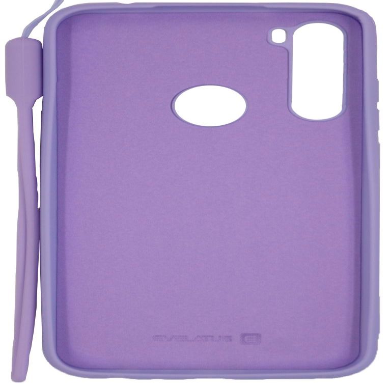 Tagakaaned Evelatus Xiaomi Xiaomi Redmi Note 8 / Redmi Note 8 2021 Soft Touch Silicone Case with Strap Purple
