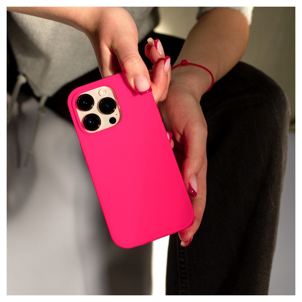 Чехол на заднюю панель Evelatus Apple iPhone 14 Pro 6.1 Premium Soft Touch Silicone Case Rosy Red