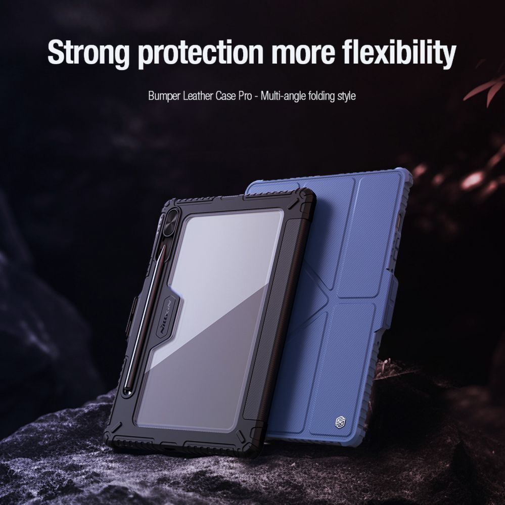 Tagakaaned Nillkin - Nillkin Bumper Leather Case Pro case for Samsung Galaxy Tab S9 - black