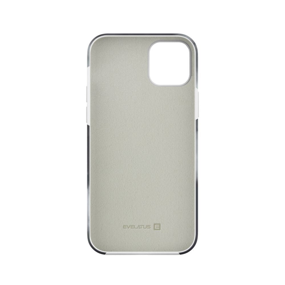 Back panel cover Evelatus Apple iPhone 14 Premium Silicone case Customized Print Gray