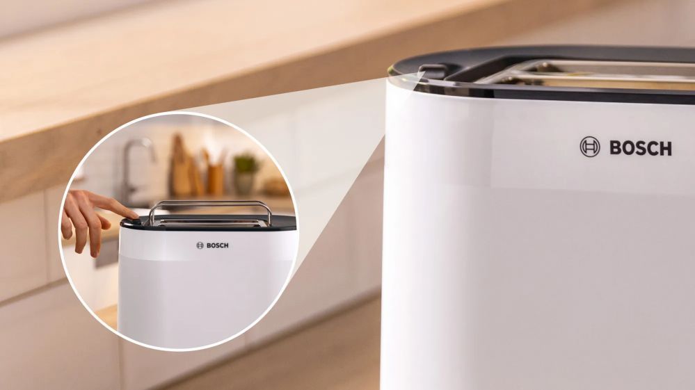 Тостер Bosch  Compact Toaster | TAT2M121 MyMoment | Power 950 W | Number of slots 2 | Housing material Plastic | White