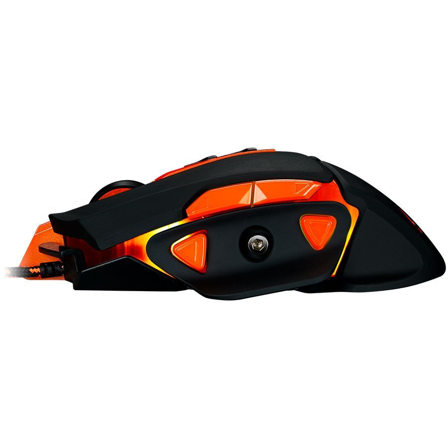 Computer mouse Canyon  CANYON Optical gaming mouse, adjustable DPI setting 800/1000/1200/1600/2400/3200/4800/6400, LED backlight, moveable weight slot and retractable top cover for comfortable usage