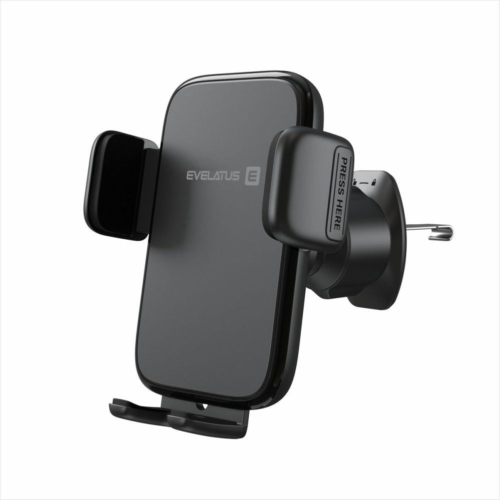 Авто держатель Evelatus  Car air conditioning vent bracket  holder H2+KAC001 Black